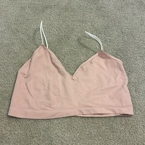 Free People Pink Cami Crop Top